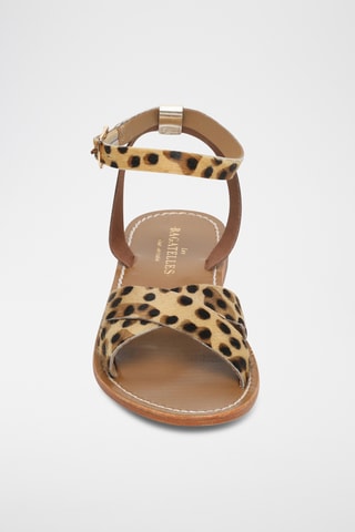 Sandales en cuir Brione - Marron