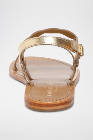 Sandales en cuir de chèvre Mirandola - Doré