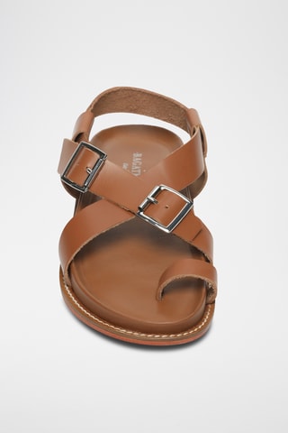 Sandales en cuir Tirrenia - Camel