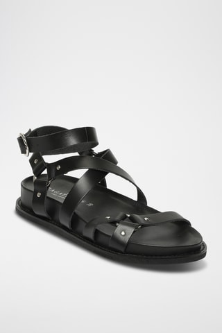 Sandales en cuir Mira - Noir