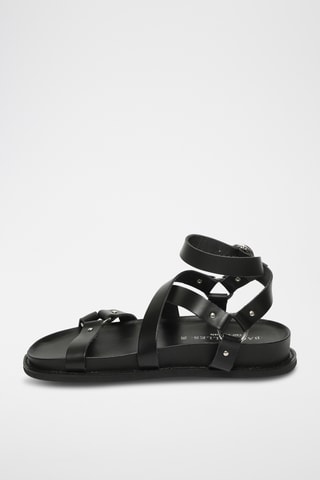 Sandales en cuir Mira - Noir