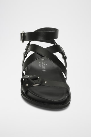 Sandales en cuir Mira - Noir