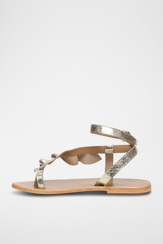 Sandales en cuir Dona - Doré