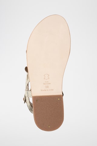 Sandales en cuir Dona - Doré