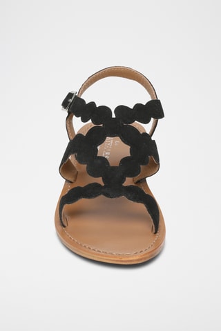 Sandales en cuir de chèvre nubuck Arroyo - Noir