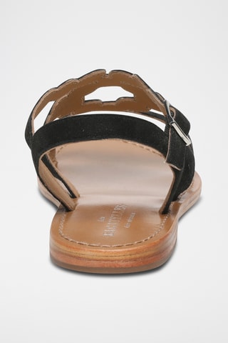 Sandales en cuir de chèvre nubuck Arroyo - Noir
