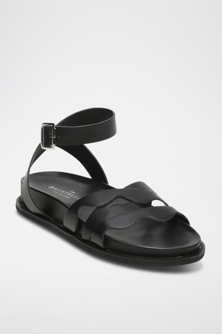 Sandales en cuir Vasto - Noir