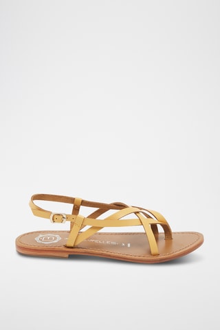 Sandales en cuir Morris - Jaune