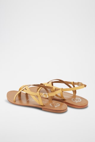 Sandales en cuir Morris - Jaune