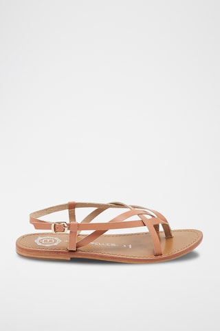Sandales en cuir Morris - Orange