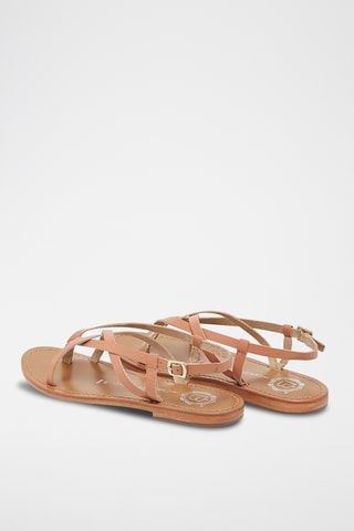 Sandales en cuir Morris - Orange
