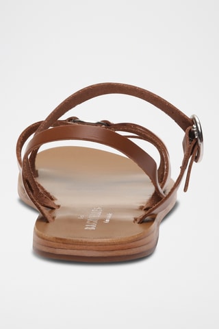 Sandales en cuir Chanchala - Marron