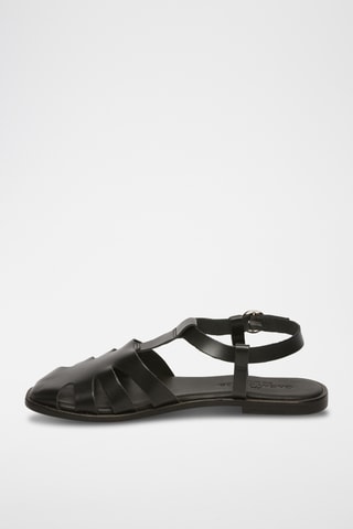 Sandales en cuir Malva - Noir