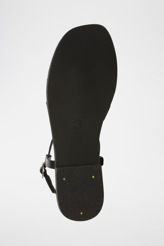 Sandales en cuir Malva - Noir