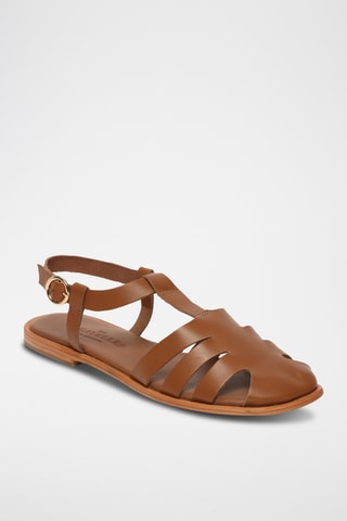 Sandales en cuir Malva - Camel