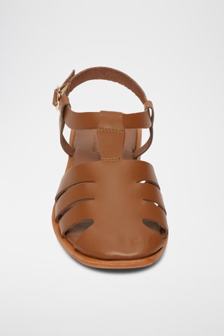 Sandales en cuir Malva - Camel