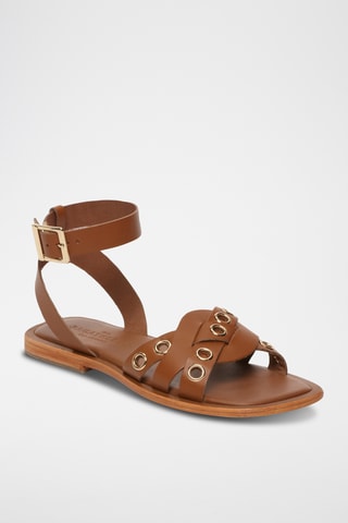 Sandales en cuir Selene - Camel