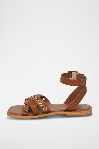 Sandales en cuir Selene - Camel