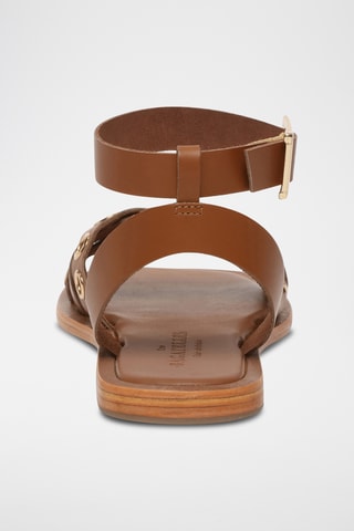 Sandales en cuir Selene - Camel