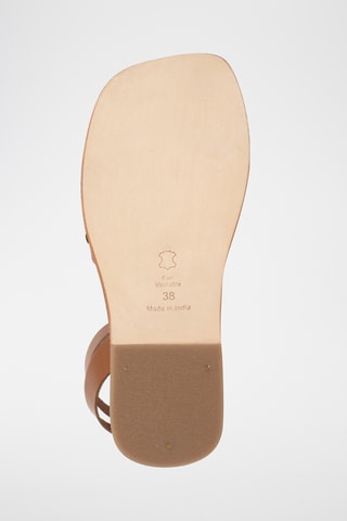 Sandales en cuir Selene - Camel