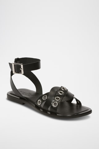 Sandales en cuir Selene - Noir
