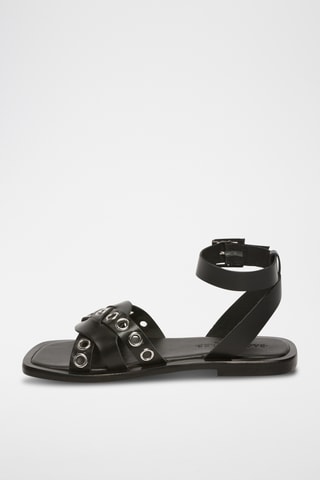 Sandales en cuir Selene - Noir