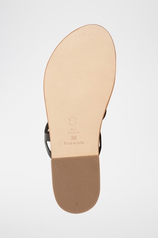 Mules en cuir Siren - Noir