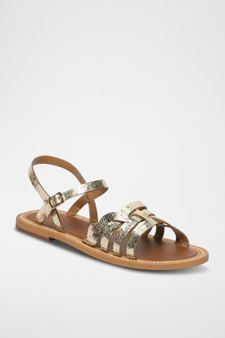 Sandales en cuir Wexira - Doré