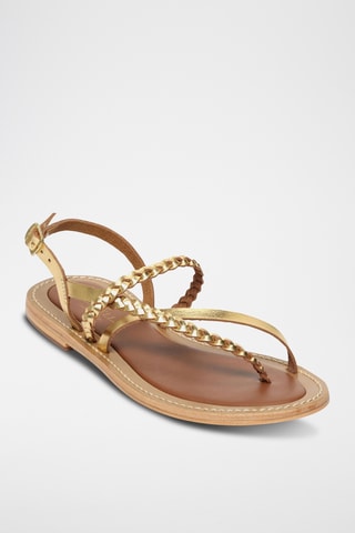 Sandales en cuir Noelle - Doré