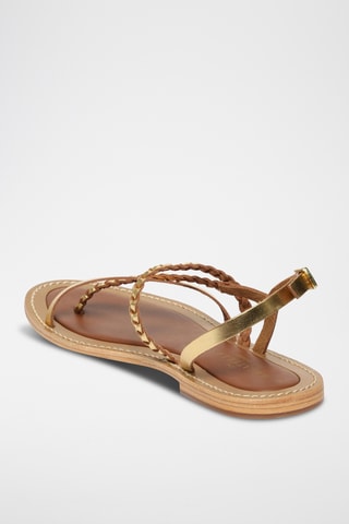 Sandales en cuir Noelle - Doré