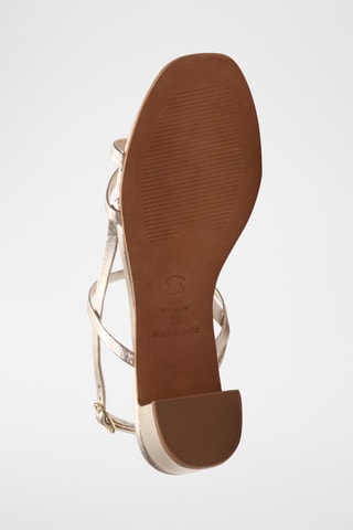 Sandales à talons en cuir Graciela - Argenté