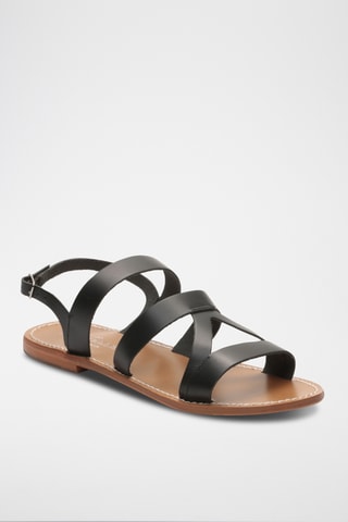 Sandales en cuir Jade - Noir