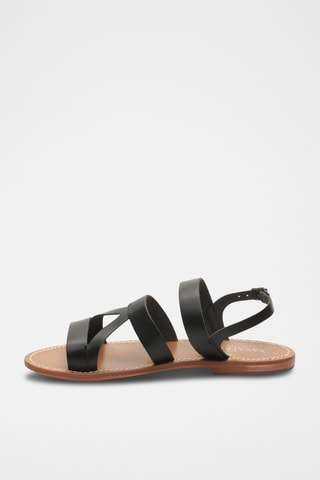 Sandales en cuir Jade - Noir