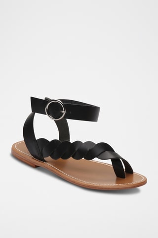 Sandales en cuir Lee - Noir