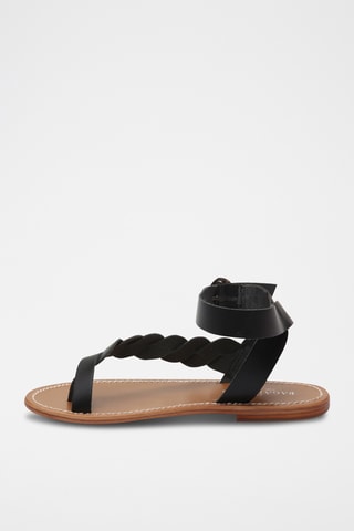 Sandales en cuir Lee - Noir