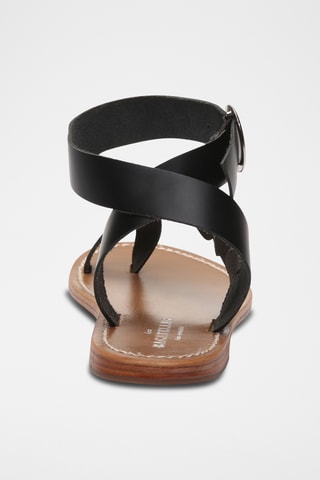 Sandales en cuir Lee - Noir
