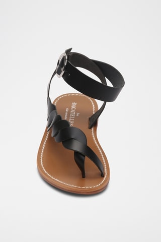 Sandales en cuir Lee - Noir