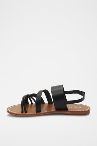 Sandales en cuir Charlie - Noir