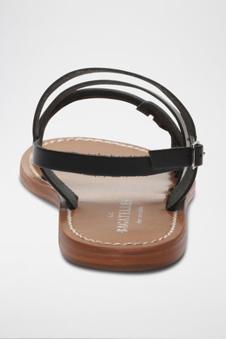 Sandales en cuir Charlie - Noir
