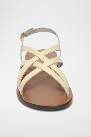 Sandales en cuir Athena - Blanc