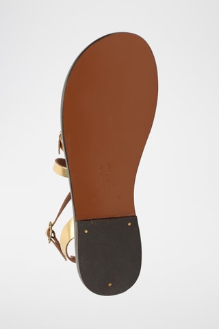 Sandales en cuir Abhiri - Doré