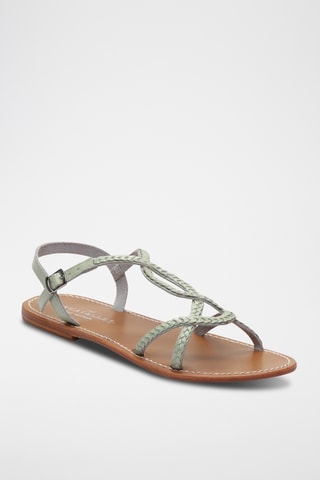 Sandales en cuir Clorinde - Vert