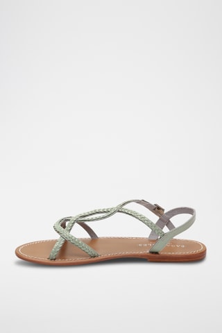 Sandales en cuir Clorinde - Vert