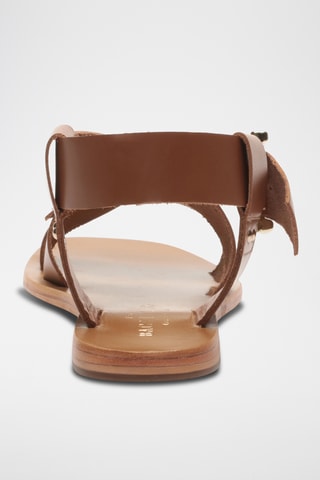 Sandales en cuir Abhayd - Marron