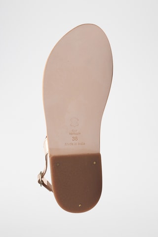 Sandales en cuir de chèvre Chadrima - Doré