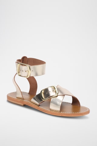 Sandales en cuir Chaina - Doré