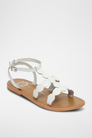 Sandales en cuir Thuja - Blanc