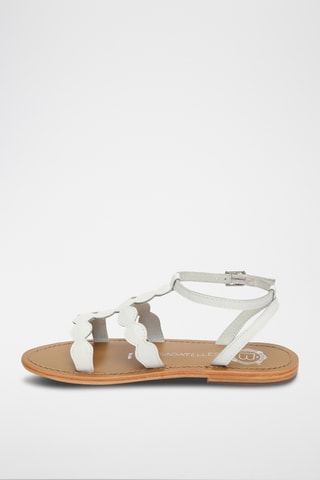 Sandales en cuir Thuja - Blanc