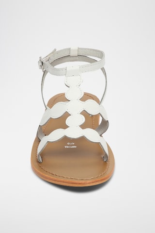 Sandales en cuir Thuja - Blanc