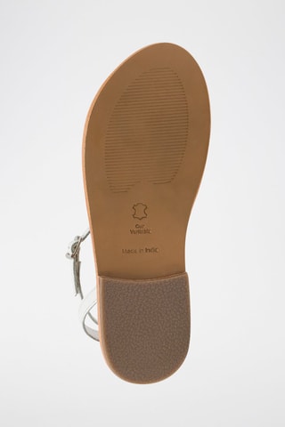 Sandales en cuir Thuja - Blanc